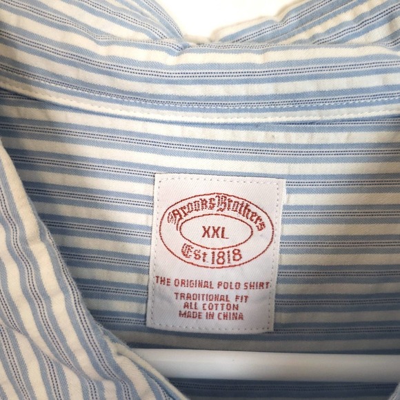 Brooks Brothers Men's The Original Polo Shirt Traditional Fit XXL - Picture 2 of 3